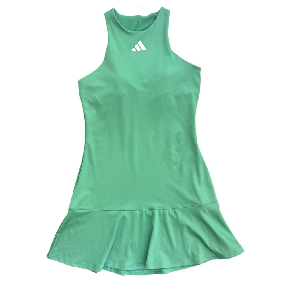 Adidas Mint Green Tennis Pickleball Dress | Racerback Built-in Bra | Sz S | NWOT